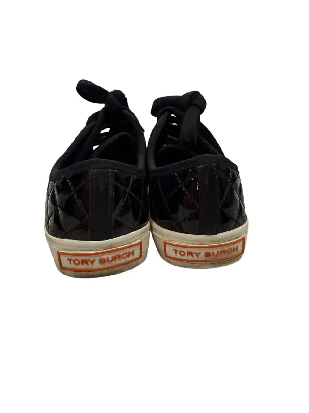 Tory Burch Sneakers Black Quilted 7.5